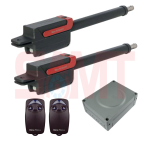 Nice Hi-Speed gate automation kit with two linear actuators, two remote controls, and a control box, in Prestons, New South Wales, Australia