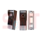 Outdoor video intercom door station with camera, call button, speaker, and weather-resistant mounting bracket, designed for entry systems in Prestons, New South Wales, Australia