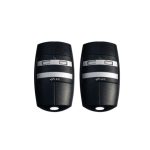 Pair of LIFELINE black garage door remote controls, SAMT Garage & Gate Automation, Prestons, New South Wales, Australia.